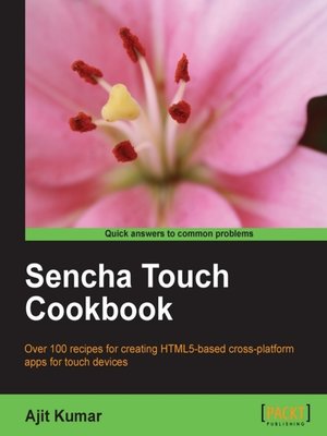 cover image of Sencha Touch Cookbook